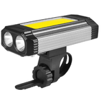 Casa si Gradina - Corpuri si surse de iluminat - Iluminat exterior - Lanterne - Lanterna de bicicleta, reincarcabila prin USB, 5 moduri 2 x Cob Rotund + 1 COB dreptunghiular - Infinity.ro