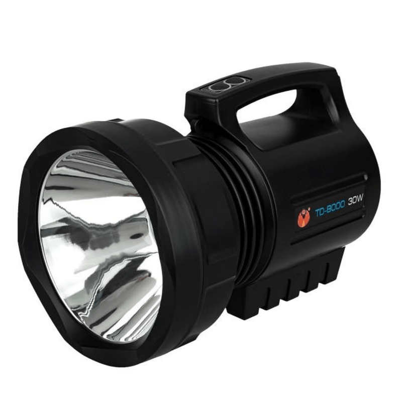 Casa si Gradina - Corpuri si surse de iluminat - Iluminat exterior - Lanterne - Lanterna LED portabila profesionala model TD 8000 HIGH POWER 30W 220V - Infinity.ro