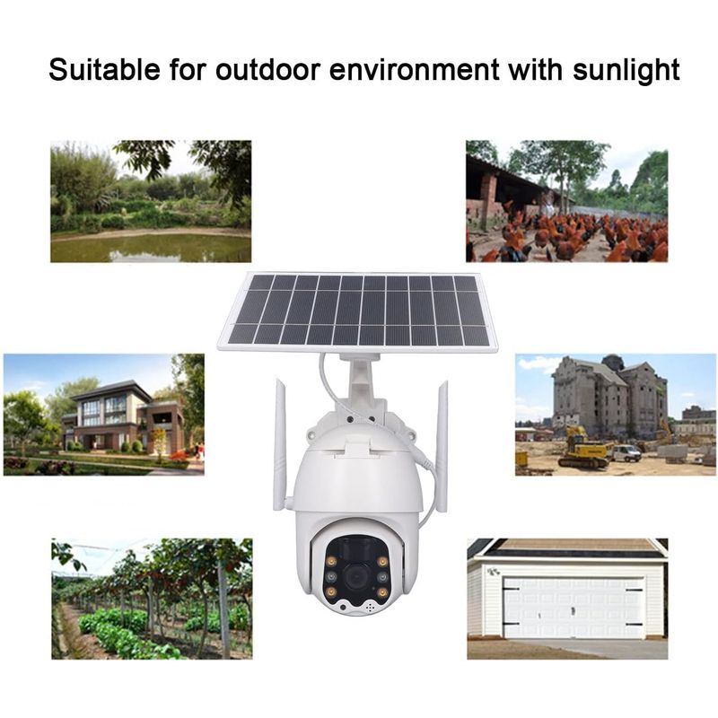 Casa si Gradina - Electrice - Smart Home - Camere de supraveghere - Camera supraveghere PTZ Solara fara fir pentru exterior - Infinity.ro