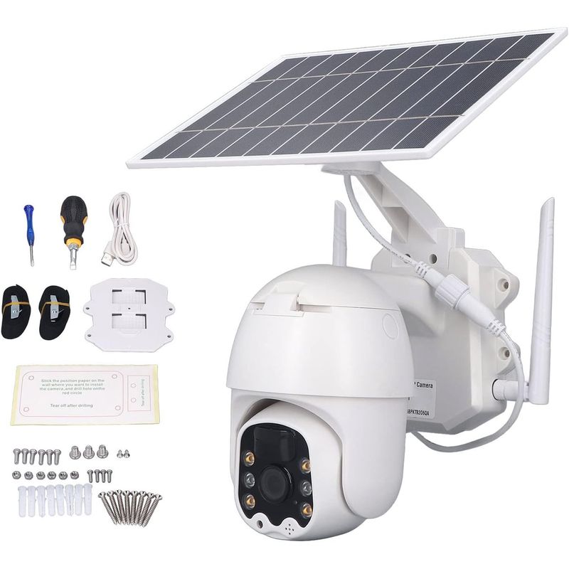 Casa si Gradina - Electrice - Smart Home - Camere de supraveghere - Camera supraveghere PTZ Solara fara fir pentru exterior - Infinity.ro