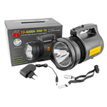 Casa si Gradina - Corpuri si surse de iluminat - Iluminat exterior - Lanterne - Lanterna Profesionala cu LED TD 6000A T6 de 30 W Acumulator Integrat Negru - Infinity.ro