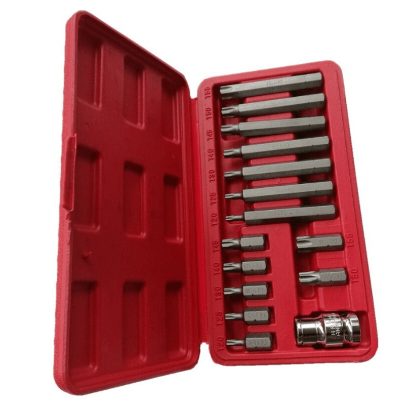 Casa si Gradina - Constructii - Scule de mana si unelte - Seturi scule - Trusa profesionala de scule 15 piese Biti Torx H10 - Infinity.ro