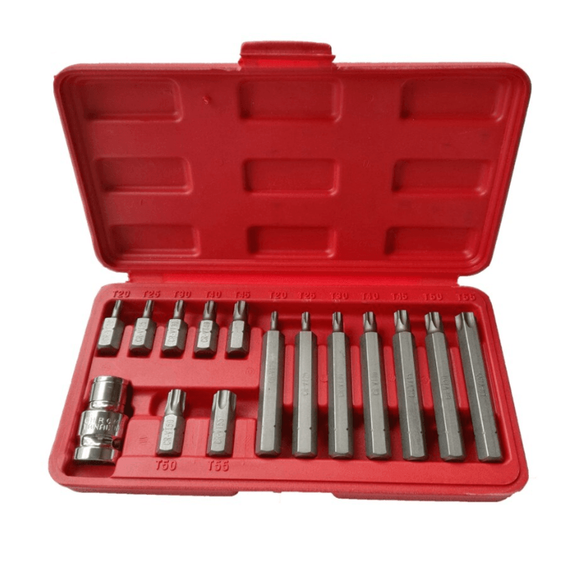 Casa si Gradina - Constructii - Scule de mana si unelte - Seturi scule - Trusa profesionala de scule 15 piese Biti Torx H10 - Infinity.ro