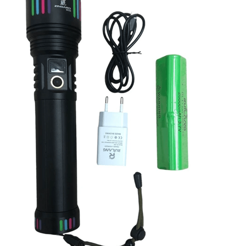 Casa si Gradina - Corpuri si surse de iluminat - Iluminat exterior - Lanterne - Lanterna de mana profesionala W516 de 5000 lumeni putere 50W - Infinity.ro