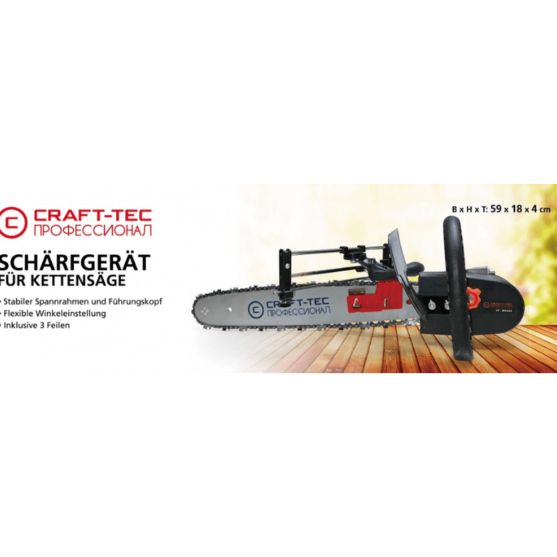 Casa si Gradina - Constructii - Scule electrice si accesorii - Accesorii fierastraie electrice - Dispozitiv manual ascutit lantul de drujba Craft tec MX045 - Infinity.ro