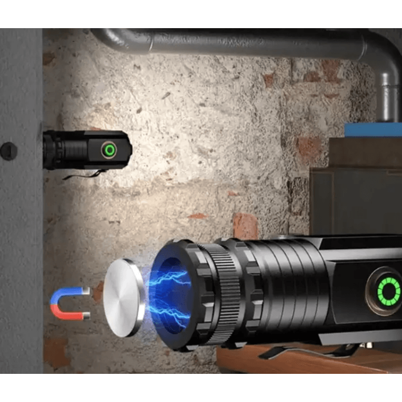 Casa si Gradina - Corpuri si surse de iluminat - Iluminat exterior - Lanterne - Mini Lanterna de mana CB 350X cu LED P35 puternic reincarcabila 30W - Infinity.ro