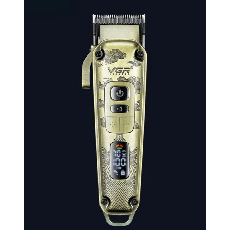 Ingrijire personala si Cosmetice - Aparate & accesorii ingrijire personala - Aparate de ras si tuns - Aparate de tuns - Aparat de Tuns Fara Fir V005 Carcasa Metalica 8 Distantiere Lama din Otel Inoxidabil - Infinity.ro