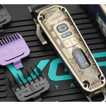 Ingrijire personala si Cosmetice - Aparate & accesorii ingrijire personala - Aparate de ras si tuns - Aparate de tuns - Aparat de Tuns Fara Fir V005 Carcasa Metalica 8 Distantiere Lama din Otel Inoxidabil - Infinity.ro