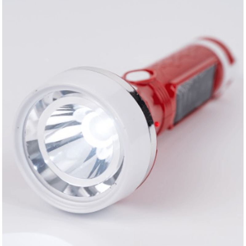 Casa si Gradina - Corpuri si surse de iluminat - Iluminat exterior - Lanterne - Lanterna JA 1915 reincarcabila panou solar si la priza 220V USB bank led lateral - Infinity.ro