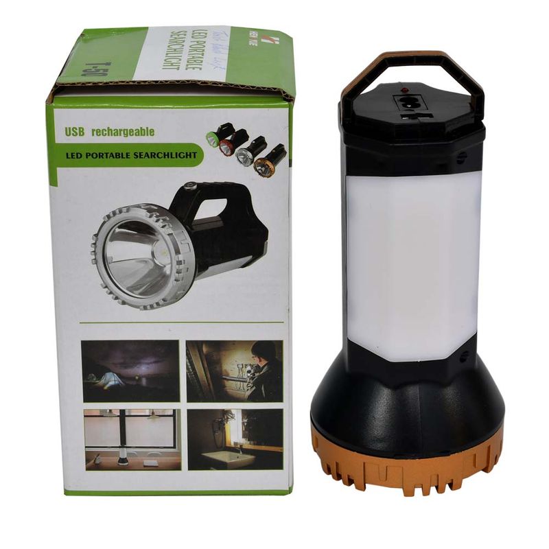 Casa si Gradina - Corpuri si surse de iluminat - Iluminat exterior - Lanterne - Lanterna LED Portabila cu Incarcare T-50 - Infinity.ro