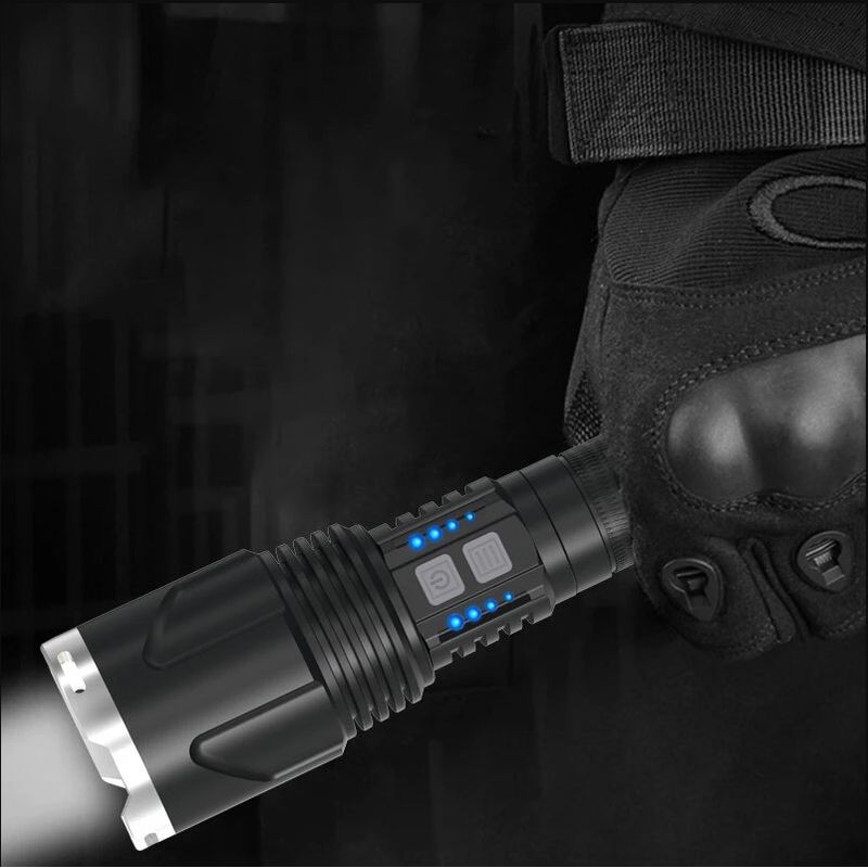 Casa si Gradina - Corpuri si surse de iluminat - Iluminat exterior - Lanterne - Lanterna Led Puternica X914 Mare, P160 100kW - Infinity.ro