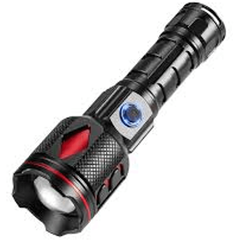 Casa si Gradina - Corpuri si surse de iluminat - Iluminat exterior - Lanterne - Lanterna puternica de mana ROMB LASER WICK 5800 lumeni si incarcare USB - Infinity.ro