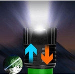 Casa si Gradina - Corpuri si surse de iluminat - Iluminat exterior - Lanterne - Lanterna puternica de mana ROMB LASER WICK 5800 lumeni si incarcare USB - Infinity.ro