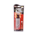 Casa si Gradina - Constructii - Scule de mana si unelte - Chei si truse chei - Set 9 chei hexagonale tip imbus cu capat sferic LUNGI 1.5-10mm - Infinity.ro