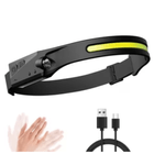 Sport si Outdoor - Camping - Articole solare camping - Lampi si lanterne camping - Lanterna de cap cu acumulator G28 frontala cu SENZOR de miscare banda leduri - Infinity.ro