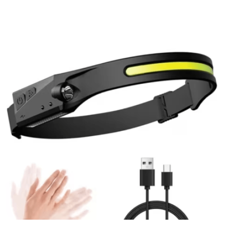 Sport si Outdoor - Camping - Articole solare camping - Lampi si lanterne camping - Lanterna de cap cu acumulator G28 frontala cu SENZOR de miscare banda leduri - Infinity.ro