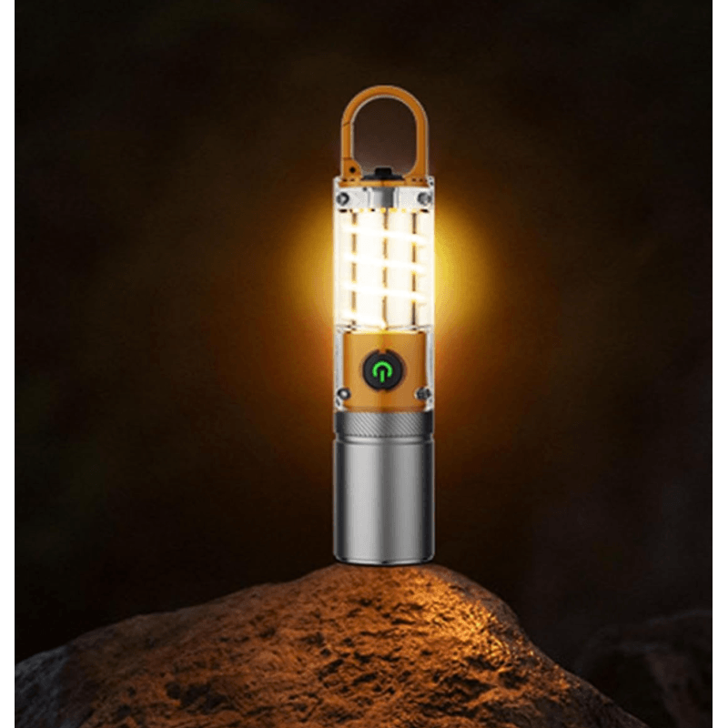 Casa si Gradina - Corpuri si surse de iluminat - Iluminat exterior - Lanterne - Mini lanterna de mana 808 PRO cu 4 moduri de iluminare - Infinity.ro