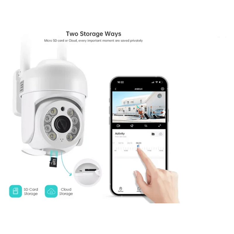 Casa si Gradina - Electrice - Smart Home - Camere de supraveghere - Camera de supraveghere wi-fi jortan jt-8160QJ - Infinity.ro