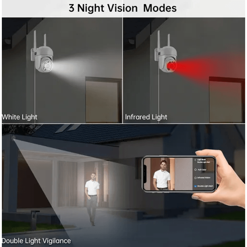 Casa si Gradina - Electrice - Smart Home - Camere de supraveghere - Camera de supraveghere wi-fi jortan jt-8160QJ - Infinity.ro
