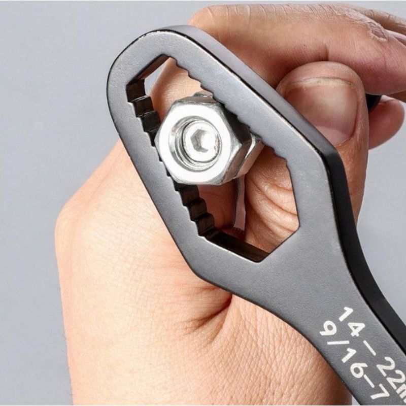Casa si Gradina - Constructii - Scule de mana si unelte - Chei si truse chei - Cheie Multifunctionala Otel Doua capete Auto-Strangere Dimensiuni 8 La 22 mm - Infinity.ro