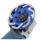 Casa si Gradina - Constructii - Scule electrice si accesorii - Scule multifunctionale si accesorii - Disc Diamantat ALBASTRU 125 Mm cu segmenti GRI pentru Slefuire Beton Mozaic Suprafete Dure - Infinity.ro