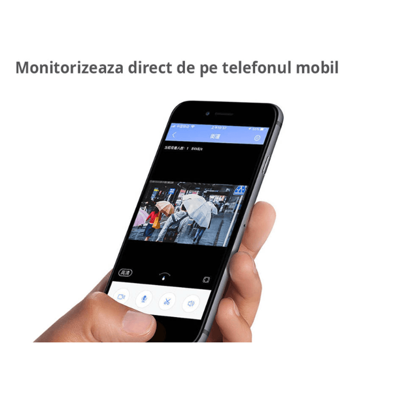 Casa si Gradina - Electrice - Smart Home - Camere de supraveghere - Camera Supraveghere IP PTZ Duala wireless 320 grade 1080p IR+LED Exterior Senzor Miscare Alarma - Infinity.ro