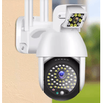 Casa si Gradina - Electrice - Smart Home - Camere de supraveghere - Camera Supraveghere IP PTZ Duala wireless 320 grade 1080p IR+LED Exterior Senzor Miscare Alarma - Infinity.ro