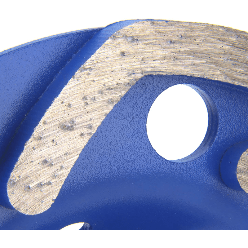 Casa si Gradina - Constructii - Scule electrice si accesorii - Scule multifunctionale si accesorii - Disc Diamantat ALBASTRU 125 Mm cu segmenti GRI pentru Slefuire Beton Mozaic Suprafete Dure - Infinity.ro