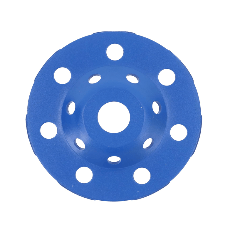 Casa si Gradina - Constructii - Scule electrice si accesorii - Scule multifunctionale si accesorii - Disc Diamantat ALBASTRU 125 Mm cu segmenti GRI pentru Slefuire Beton Mozaic Suprafete Dure - Infinity.ro