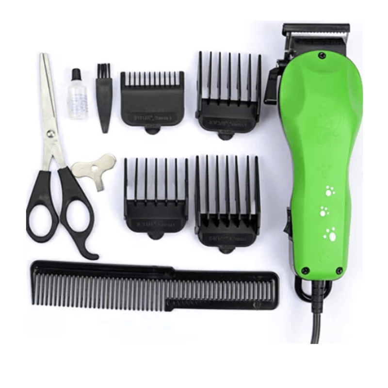 Petshop - Ingrijire si Igiena - Aparate de ingrijire - Aparate tuns animale - Masina de tuns animale DC 38 Ajustabila 4 capete Verde - Infinity.ro