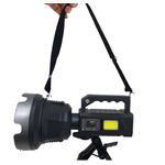 Casa si Gradina - Corpuri si surse de iluminat - Iluminat exterior - Lanterne - Lanterna de mana cu LED TD 999 de 50W cu 8000 lumeni acumulator integrat lumina laterala COB - Infinity.ro