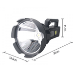 Casa si Gradina - Corpuri si surse de iluminat - Iluminat exterior - Lanterne - Lanterna de mana cu LED TD 999 de 50W cu 8000 lumeni acumulator integrat lumina laterala COB - Infinity.ro