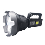 Casa si Gradina - Corpuri si surse de iluminat - Iluminat exterior - Lanterne - Lanterna de mana cu LED TD 999 de 50W cu 8000 lumeni acumulator integrat lumina laterala COB - Infinity.ro