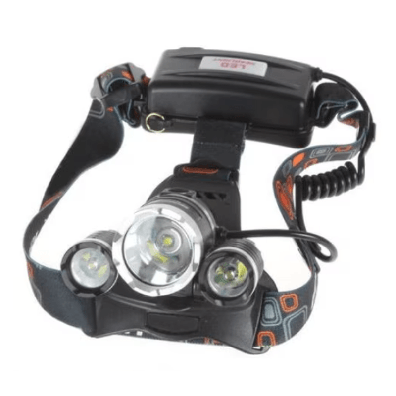 Casa si Gradina - Corpuri si surse de iluminat - Iluminat exterior - Lanterne - Lanterna frontala RJ 3000 Aluminiu Led 3 x CREE-XM-L T6 3000 Lumeni - Infinity.ro