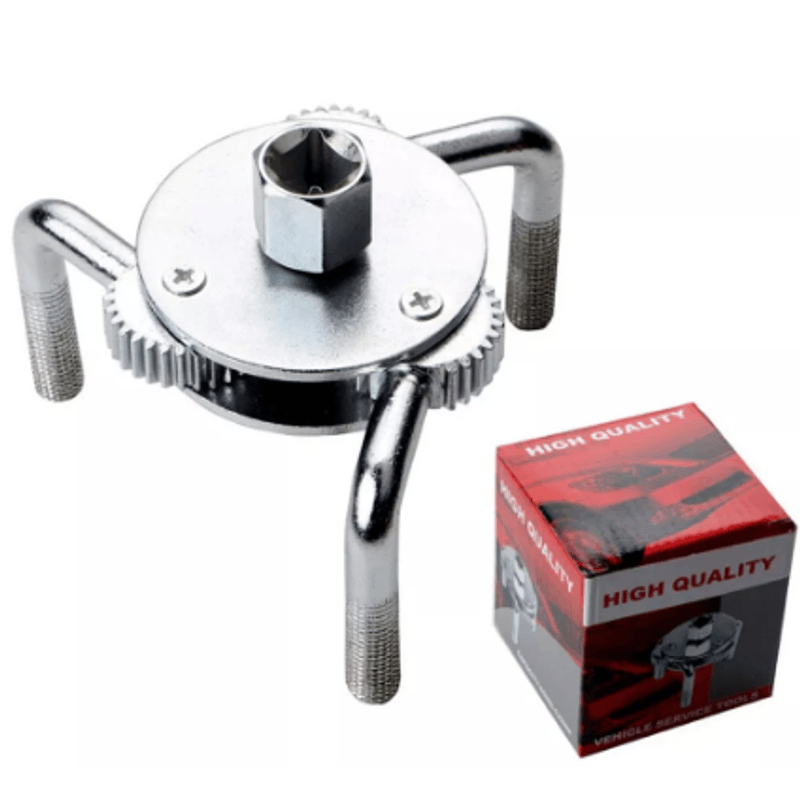 Casa si Gradina - Constructii - Scule de mana si unelte - Chei si truse chei - Cheie pentru Filtru de Ulei Reglabila Rotunda cu 3 Brate Round - Infinity.ro