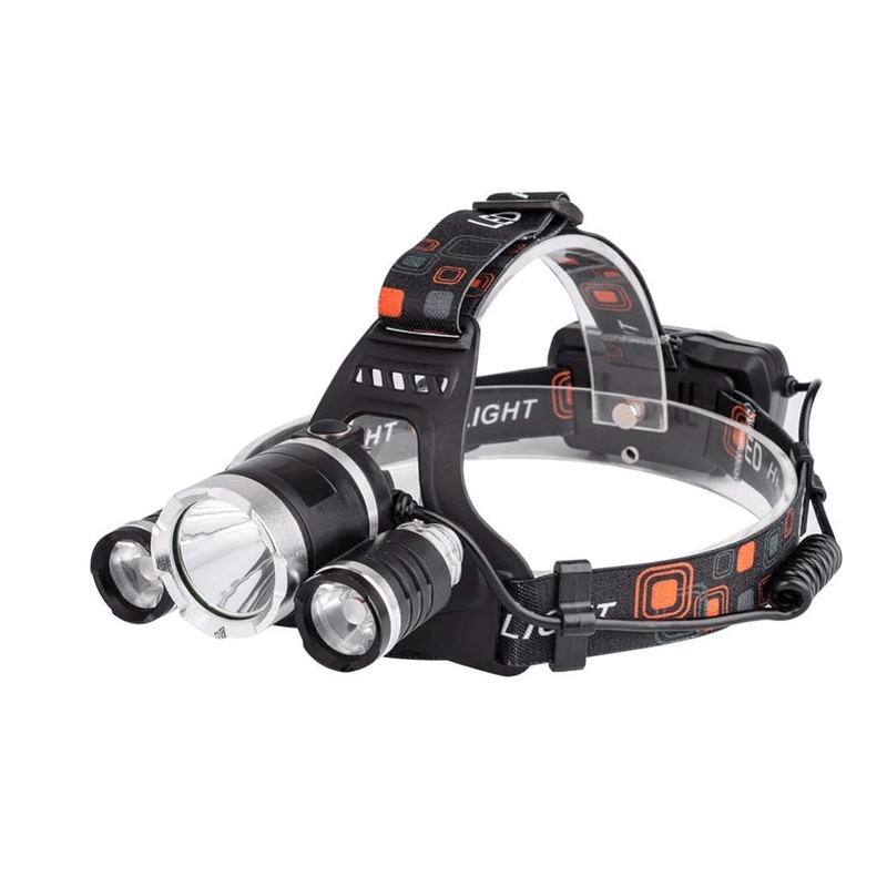 Casa si Gradina - Corpuri si surse de iluminat - Iluminat exterior - Lanterne - Lanterna frontala RJ 3000 Aluminiu Led 3 x CREE-XM-L T6 3000 Lumeni - Infinity.ro