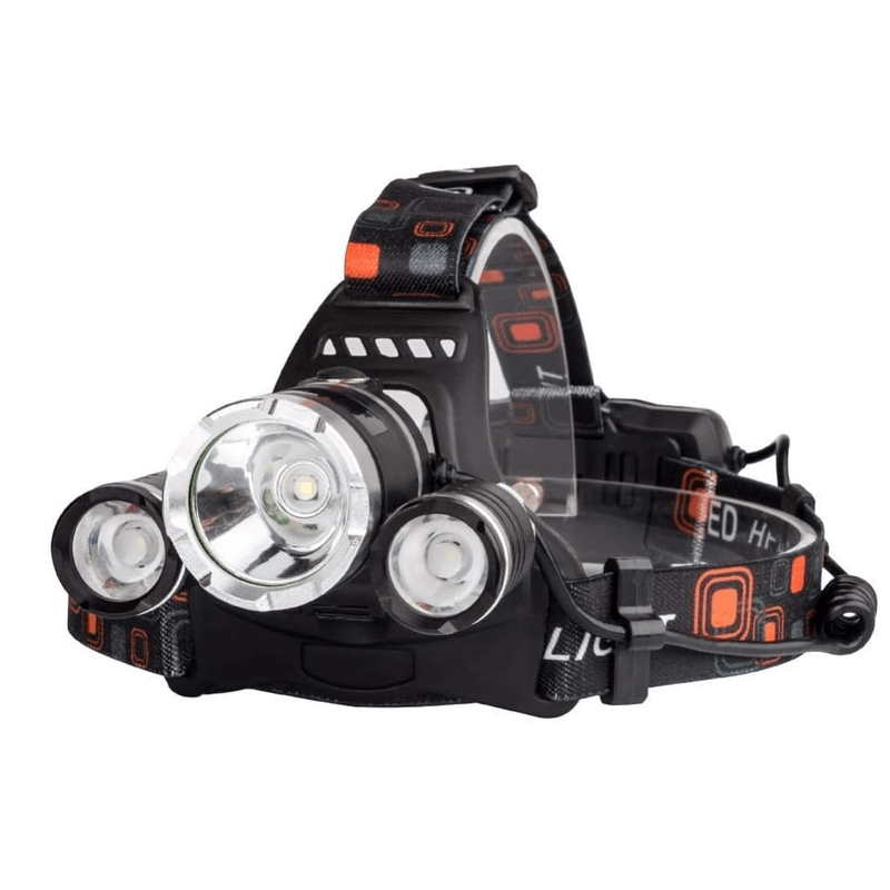 Casa si Gradina - Corpuri si surse de iluminat - Iluminat exterior - Lanterne - Lanterna frontala RJ 3000 Aluminiu Led 3 x CREE-XM-L T6 3000 Lumeni - Infinity.ro