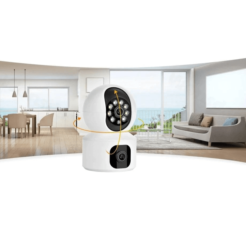 Casa si Gradina - Electrice - Smart Home - Camere de supraveghere - Camera dubla de supraveghere SX626 HD WIFI audio bidirectional - Infinity.ro