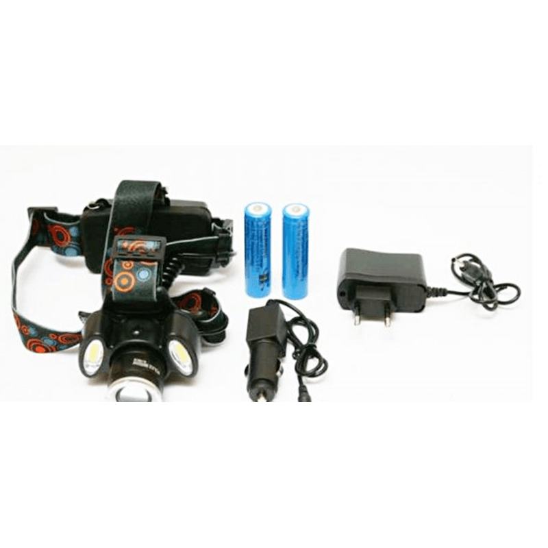 Casa si Gradina - Corpuri si surse de iluminat - Iluminat exterior - Lanterne - Lanterna Frontala LED+2COB 5W Zoom Acumulatori BLC 865T6 - Infinity.ro