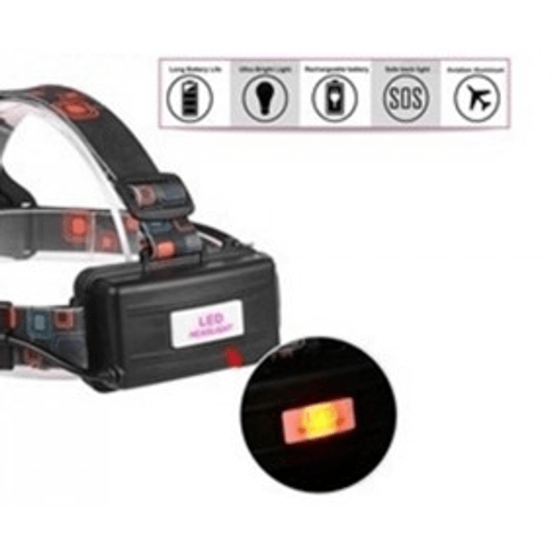 Casa si Gradina - Corpuri si surse de iluminat - Iluminat exterior - Lanterne - Lanterna Frontala LED+2COB 5W Zoom Acumulatori BLC 865T6 - Infinity.ro