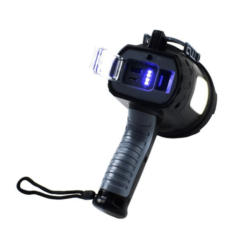 Casa si Gradina - Corpuri si surse de iluminat - Iluminat exterior - Lanterne - Lanterna reincarcabila 100W pliabila GD P80 cu 3 filtre color culoare negru - Infinity.ro