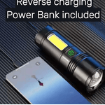 Casa si Gradina - Corpuri si surse de iluminat - Iluminat exterior - Lanterne - Mini lanterna de mana puternica BL C30C TG cu LED COB lateral - Infinity.ro