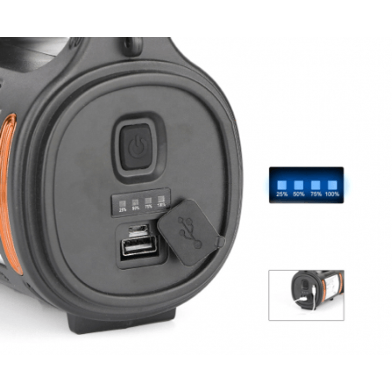 Casa si Gradina - Corpuri si surse de iluminat - Iluminat exterior - Lanterne - Lanterna de mana T925A, LED/COB, USB, 10W - Infinity.ro