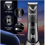 Ingrijire personala si Cosmetice - Aparate & accesorii ingrijire personala - Aparate de ras si tuns - Aparate de tuns - Masina de tuns Kemei KM 1840 de 6000 rpm cu stand incarcare - Infinity.ro