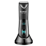 Ingrijire personala si Cosmetice - Aparate & accesorii ingrijire personala - Aparate de ras si tuns - Aparate de tuns - Masina de tuns Kemei KM 1840 de 6000 rpm cu stand incarcare - Infinity.ro