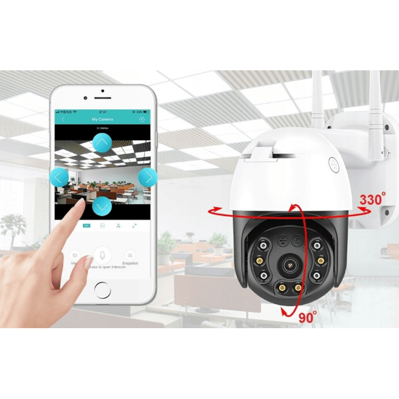 Casa si Gradina - Electrice - Smart Home - Camere de supraveghere - Camera de supraveghere rotativa Q S4 MAX Full HD 8K - Infinity.ro