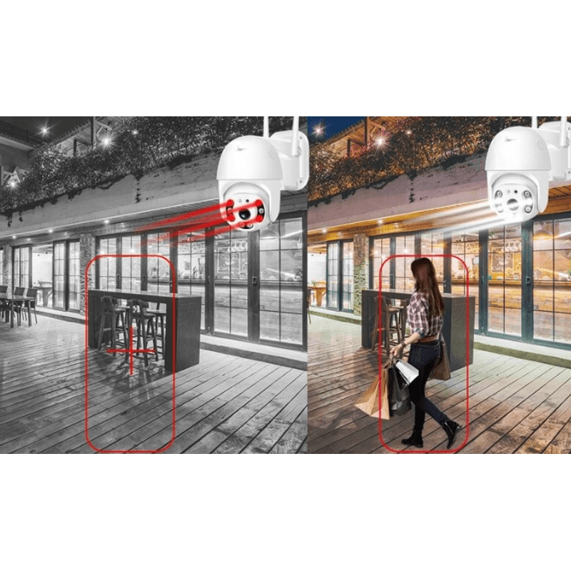 Casa si Gradina - Electrice - Smart Home - Camere de supraveghere - Camera de supraveghere rotativa Q S4 MAX Full HD 8K - Infinity.ro