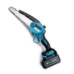 Casa si Gradina - Constructii - Scule electrice si accesorii - Scule multifunctionale si accesorii - Drujba Mini cu 2 Acumulatori 38V 10Ah si Rezervor Ulei albastra - Infinity.ro