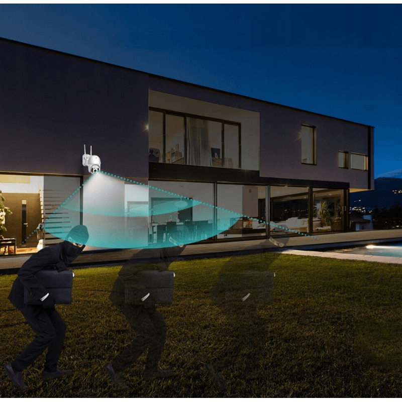 Casa si Gradina - Electrice - Smart Home - Camere de supraveghere - Camera de supraveghere rotativa Q S4 MAX Full HD 8K - Infinity.ro