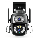 Casa si Gradina - Electrice - Smart Home - Camere de supraveghere - Camera de supraveghere Dubla PTZ 8MP 4K Q S800 cu Aplicatie GRI - Infinity.ro